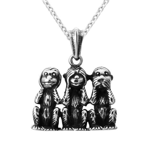 Collier singe homme inoxydable : fini les bijoux qui verdissent