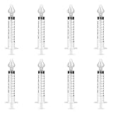 Nose Irrigator for Kids, 4 Box (Pack of 8) Syringe Nasal Cleaner for Child's Sinus Congestion Relief, Anti-Backflow Nasal Washing Device for Babies & Toddlers