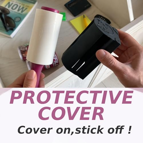 Metkix Lint Rollers for Pet Hair Extra Sticky | Protective Covers | Mega 600 Sheets Dog Cat Pet Hair Remover | Lint Roller for Clothes Sofa Bed Carpet and More | Lint Roller Refills