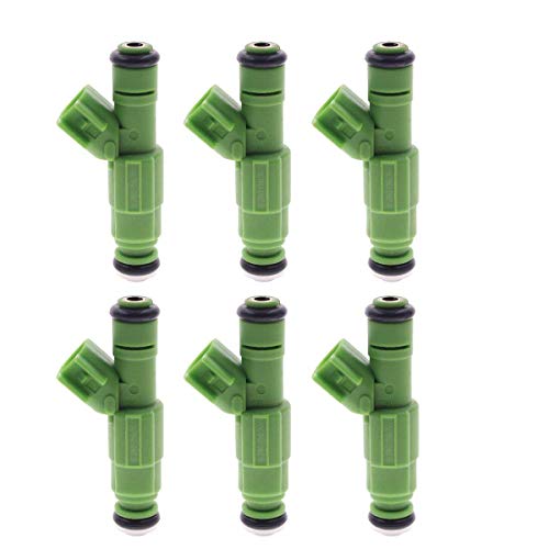 Amhousejoy 6pcs Fuel Injectors 0280156007 for Dodge Caravan Chrysler Town & Country 3.3 V6, Replaces 812-12141, 04861454AA