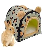 Profitez d'un temps de repos paisible : le lit pour hamster offre un espace de repos privé et sûr pour les petits animaux de compagnie, adoptant un design semblable à une grotte pour qu'ils puissent dormir en paix