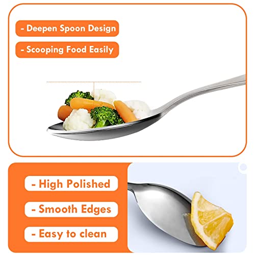 Lehoo Castle Kids Silverware Stainless Steel 6 Piece - Toddler Spoons And Forks Knife Set, Metal Kids Cutlery Set, Toddler Utensils Self Feeding (Dinosaur World) #TOP3