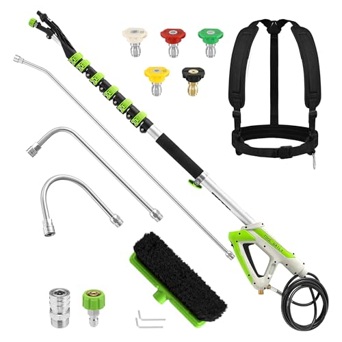 Tool-Daily-21FT-Telescoping-Pressure-Washer-Wand-with-Brush-Extension-Wand Tool Daily 21FT Telescoping Pressure Washer Wand with Brush, Extension Wand - Image 1