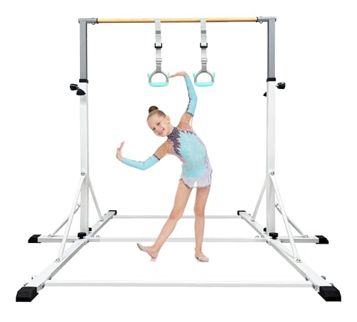 86 York Gymnastics Bar for Kids Ages 3-20, 5FT Base Length, 42