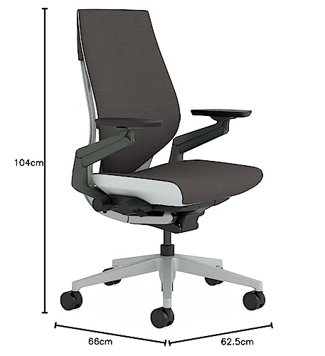 Image of Steelcase Gesture Ergonomic Office Chair With 360 Armrests And 3D Live Back Lumbar Support Mocca
