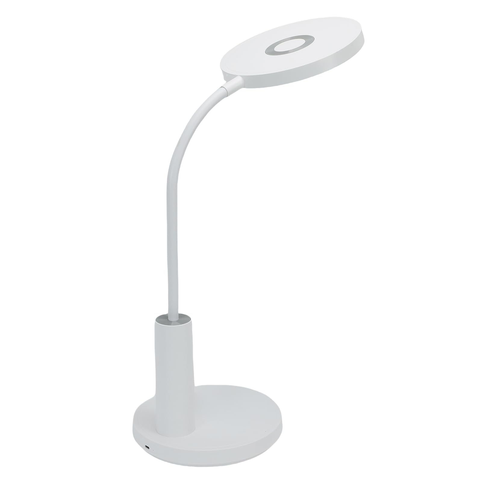 SEAFRONT Schreibtischlampe, ABS-LED-Tischlampe mit 350 Lm Breiter Beleuchtung, Wiederaufladbarem 4400-mAh-, Flexiblem Schwanenhals und Timer Zum Lesen, Lernen, Arbeiten, Schlafzimmer, Büro
