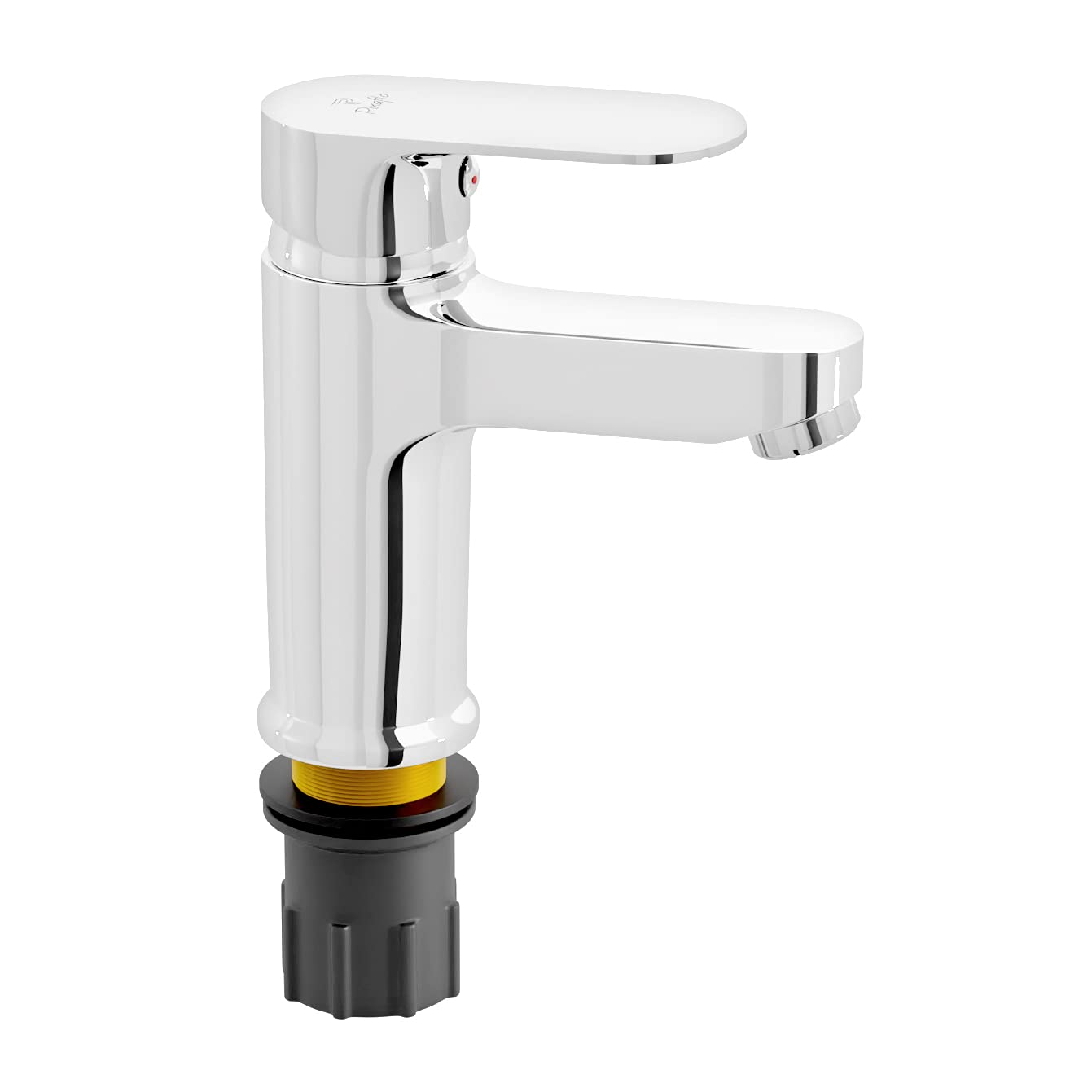 Pixaflo Koroit Brass Single Lever Basin Mixer Hot and Cold Faucet with 450 mm Long Braided Hoses, Chrome (B09BN2SC3Y) Amazon Price History, Amazon Price Tracker