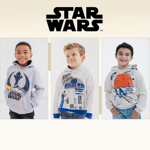 Image of STAR WARS Fleece Pullover Hoodie Little Kid to Big Kid Sizes (4-18-20)