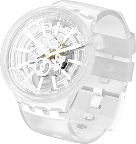 Swatch Whiteinjelly Unisex Watch (Model: So27E106) #TOP5