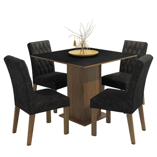 Comedor Cuadrado 4 Sillas marca Madesa