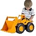 Digger Toy | Kids Excavator | Construction Vehicle Toy with Moving Arm and Helmet | Realistic Design for Boys and Girls | Durable, Indoor Outdoor Use, Perfect for Sandbox Play