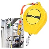 ✅【Large gamme d'applications】Veuillez noter: ① Le dispositif de sécurité rétractable être suspendu au-dessus de l'utilisateur sur une structure robuste. ② Avant d'utiliser ce harnais de sécurité antichute, veuillez vérifier son apparence et essayer de le verrouiller 2 à 3 fois. Principalement adapté aux travaux en hauteur tels que les chantiers de construction, les travaux en toiture et la maintenance des lignes électriques en hauteur