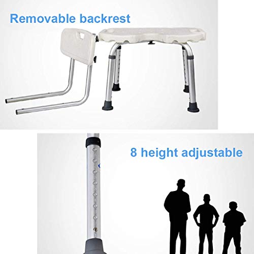 Fauteuil de douche stable pour se laver assis sans risque de glisse - 6