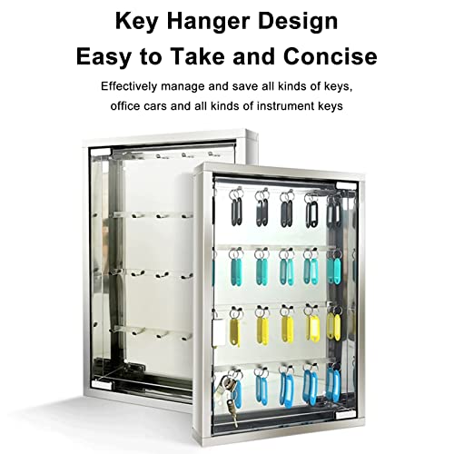 Armoire à clés avec serrure - Rangement mural pour maison et bureau - Avec étiquettes pour une identification facile
