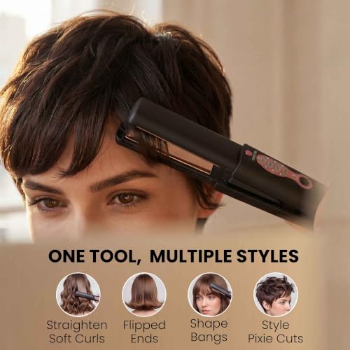 Mini plancha de pelo inalámbrica para cabello corto miniatura 3