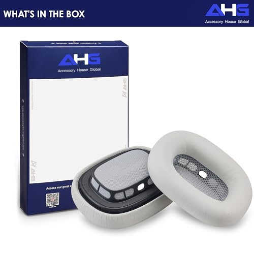 AHG Accessory House Global Upgraded Sheepskin Leather Replacement air pods max ear Cushions pads compatible with Apple AirPods Max Headphones (Silver). Easy DIY Fit | High-Density Foam | Strong Magnet by AHG Accessory House Global - Image 7