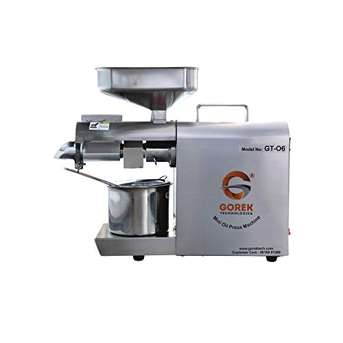 Mini Oil Machine 5 Gorek Technologies GT-O6 600Watt Fully Automatic Oil Extractor/Maker Machine with...