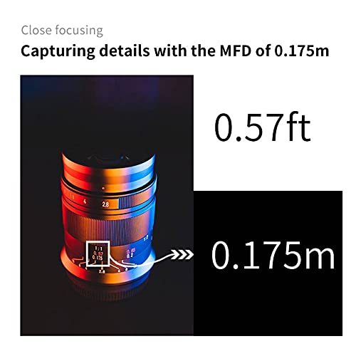 7Artisans 60Mm F2.8 Mark Ii Macro Manual Focus Camera Lens Aps-C Mirrorless Camera Lens For Sony E Mount Cameras Like A7 A7Ii A7Rii A7S A7Sii A6300 A6000 A5100 Ex-3 Nex-3N Nex-3R Nex-F3K Nex-5 Nex-5N #TOP4