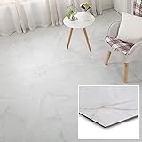 フロアタイル 大理石 置くだけ 床 シート (グレーX赤 型番号030)