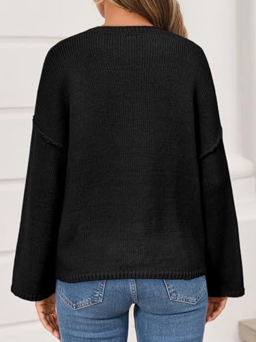 Cicy Bell Womens Oversized Crew Neck Sweater Fall Long Sleeve Knit Tops Trendy Casual Loose Fit Pullover Sweaters3