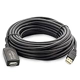usb kabel 10m conrad HIGH SPEED KABEL: Aktives Verlängerungskabel ist Bus angetrieben mit einem integrierten Verstärker-Chipsatz die Hi-Speed USB 2.0-Leistung bei längeren Längen als eine normale USB-Verlängerungskabel gewährleisten