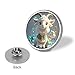 Cute Goat Lapel Pin Cute Metal Brooch Pin Fashionable Round Badge for Shirts, Hats, Jackets Unique Fashion Accessories Gift for Men & Women