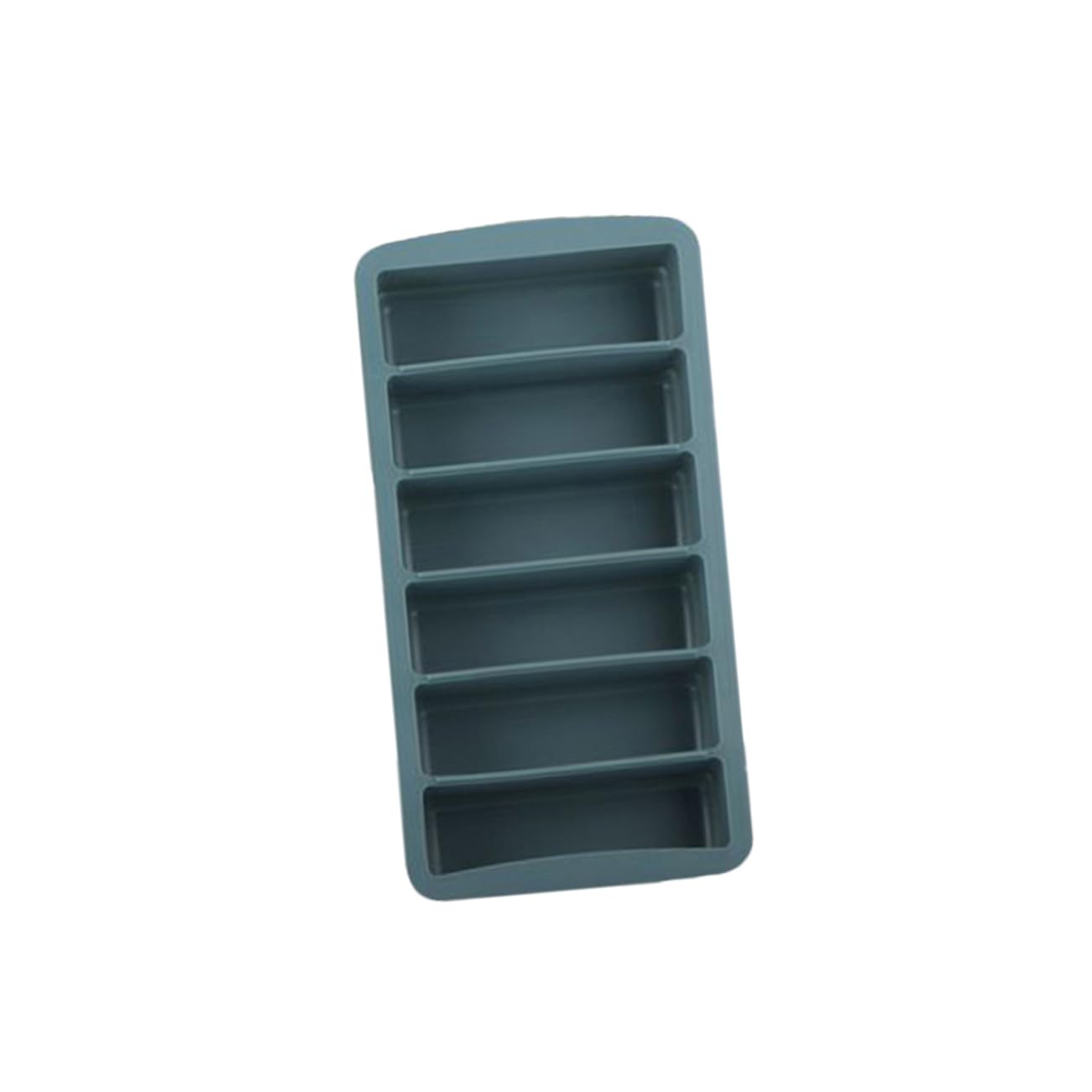 Cabilock 6 molde de silicona para ladrillos de hielo bandeja de hielo con tapas hielo reutilizable ice cube molde para helados molde de helado molde de ladrillo de hielo de whisky Blue