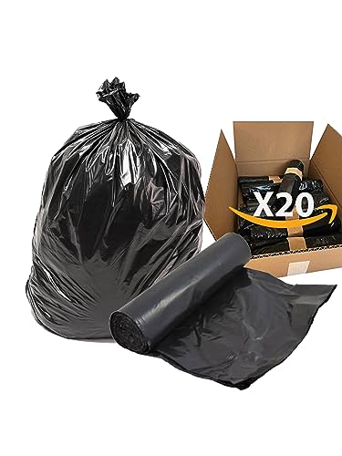 ETIK | Sacchi Neri Nettezza |20 Rotoli 82x120