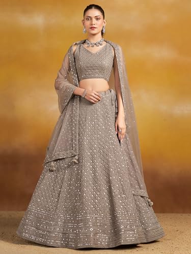 Delisa Indian Ready To Wear Lehenga Choli Navratri/Diwali/Events For Women, Bridesmaid, Wedding Party, Festival Wear-51242