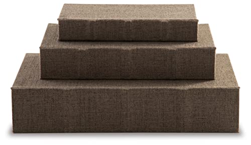 Signature Design by Ashley Decorative Boxes with Lids, Brown, Set of 3 - image 4