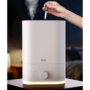 Everlasting Comfort 6L Humidifier Large Room, High Mist Output 60 HR Runtime Ultrasonic Top Fill Humidifiers for Bedroom, Easy to Use & Clean for Home, Baby Humidifier, Plants, Congestion, Indoor