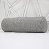 Round Neck Roll Bolster Pillow with Removable Washable Cover, Yoga Cylinder Cervical Roll Pillow, Breathable Neck Pillow for Head, Back, Legs Support Grey 10 * 40cm