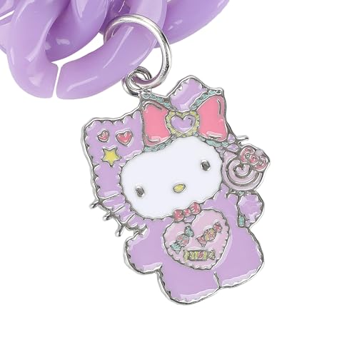 Hello Kitty & Friends Purple Bracelet With Character & Bow Charms3