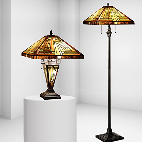 Capulina Mission Antique Style Tiffany Lamp Series Table Lamp Floor Lamp Decor For Living Room Bedroom Study Room #TOP10