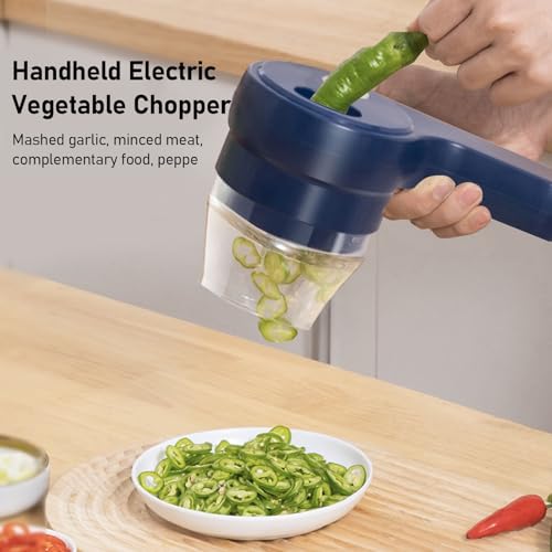 Picadora Eléctrica de Vegetales Portátil Mini miniatura 4