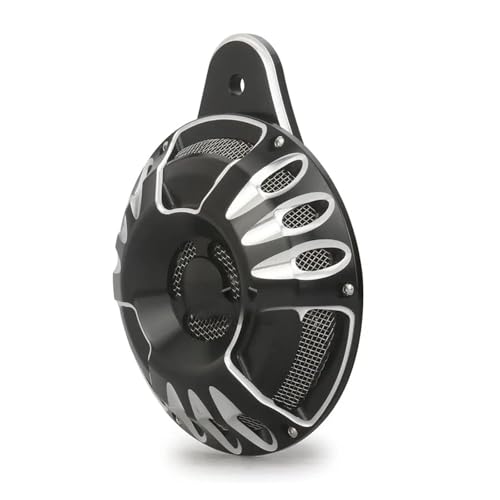 Cubierta de bocina negra CNC para Harley Touring y Dyna 1991-2020