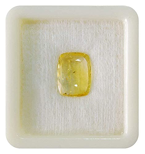 Saphir jaune de Ceylan de 8,25 carats l'histoire d'un Pukhraj AAA++ naturel unique