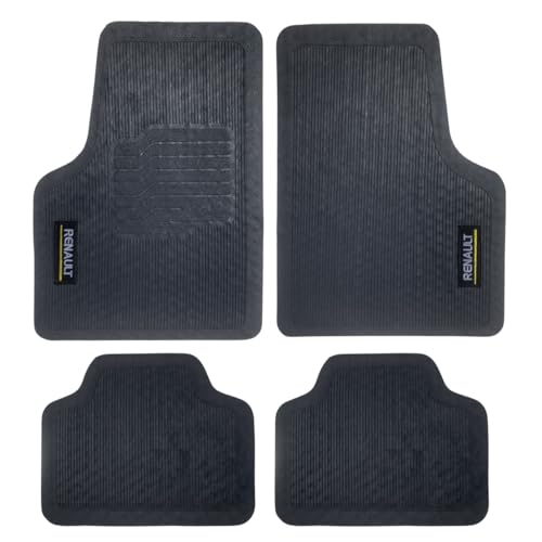 Tapete Renaul-t Emborrachado Lavável Borracha Carpete Macio (Kwid 2017/2025)