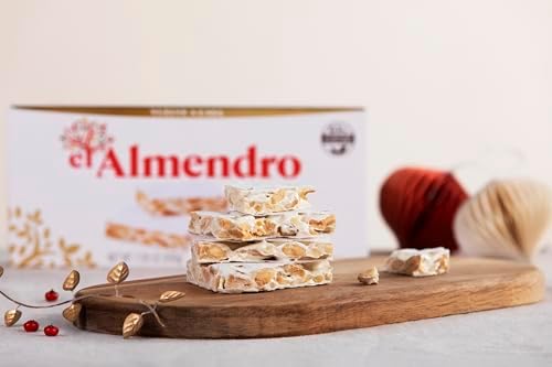 El Almendro Turrones, Turron Duro Nougat Candy, Crunchy Almond Torrone From Spain, Traditional Spanish Brittle, Dessert, Gluten Free, 1 Box, 7oz. — view 6