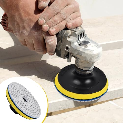 16 Pcs Set di Tamponi Diamantati Lucidatura 100mm