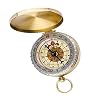 Compass Portable en Métal Boussole,Boussole étanche en Laiton,Boussole de Survie Fluorescente,Boussole Portable rétro pour la Survie en Camping,randonnée en Plein air