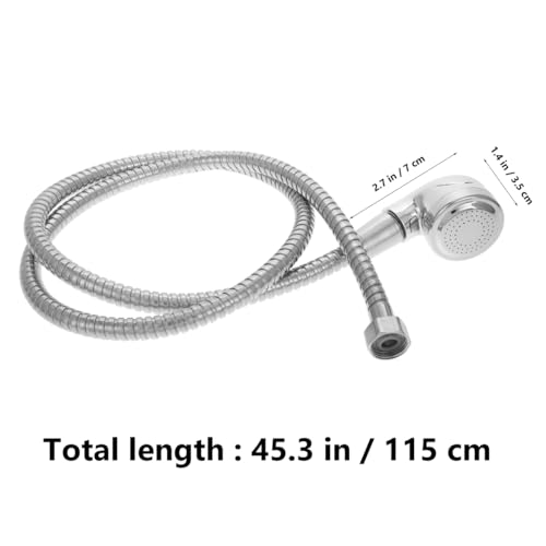Cabezal de ducha con manguera de aleación de zinc Hemoton miniatura 4