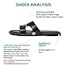NianEr Womens Microfiber Leather Memory Foam Support H Sandals Dress Dressy Slip On Casual Cute Comfort Bride Bridal Wedding Designer Date Flat Sandals Summer Shoes Slides Black Size 10
