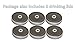 Golden Spoon Mason Jars, With Regular Lids, And Lids for Drinking, Dishwasher Safe, BPA Free, (Set of 6) (8 oz)