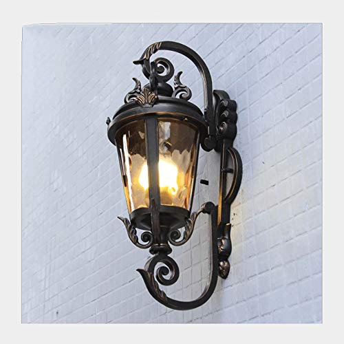 Éclairage mural extérieur traditionnel de villa luminaire LED haut de gamme au style rétro