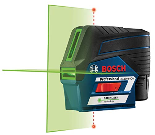 Bosch GCL100-80CG 12V 100ft Green Combination Laser Level Self-Leveling with VisiMax Technology, Fine Adjustment Mount & Hard Carrying Case #1