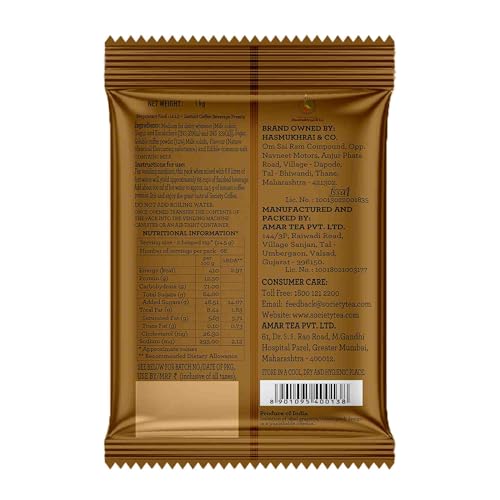Image of Society Daily Coffee Premix | 1 kg Pouch | Instant Coffee | Flavourful & tasty | Enticing Aroma