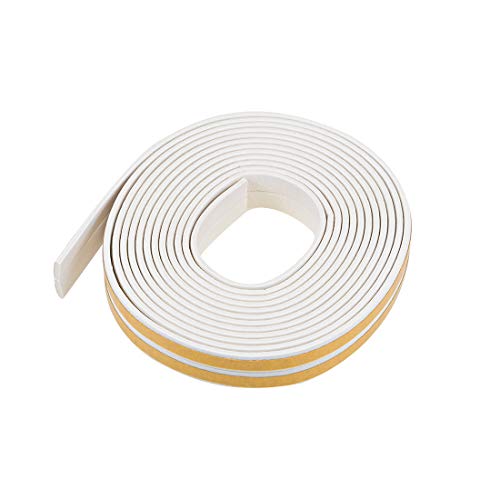 Ruban adhésif en mousse isolant blanc 9mm x 2mm calfeutrage maison