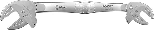 Wera 05020340001 6006 Joker 2 Set 1 Clés double fourche auto-ajustables, 2 pièces - 6