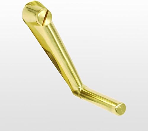 Vermont Brass Tennis Post Handle - Winder Handle for Tennis Posts with Optional Winder Mechanism | Suitable For Square & Round Tennis Posts | Tennis Court Accessories (Round Handle, Handle Only)
